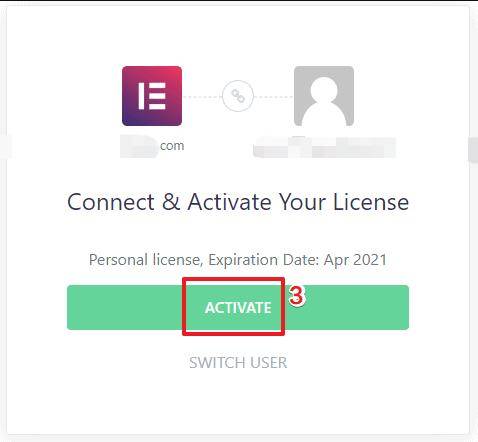elementor 激活