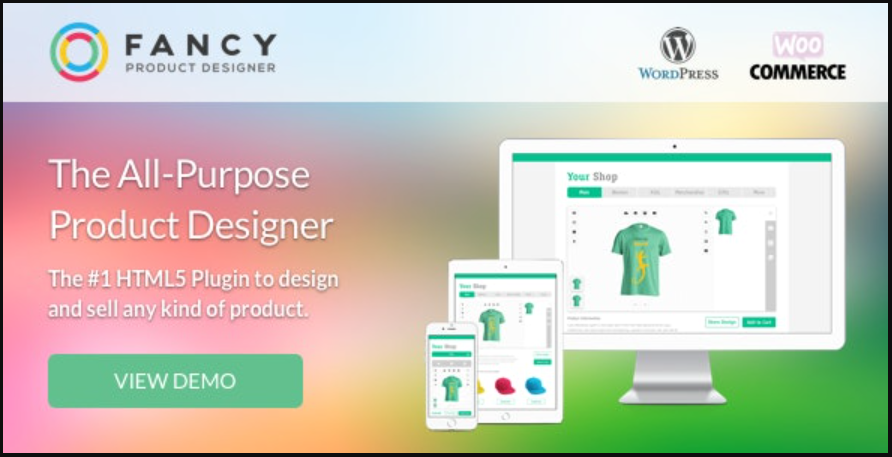 Fancy Product Designer是一款在线电子商务网站的定制工具