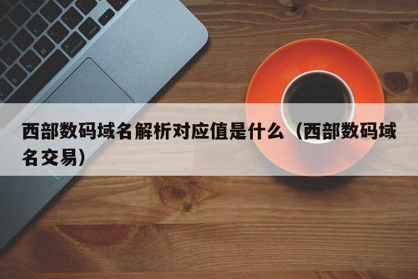 西部数码域名解析对应值是什么（西部数码域名交易）