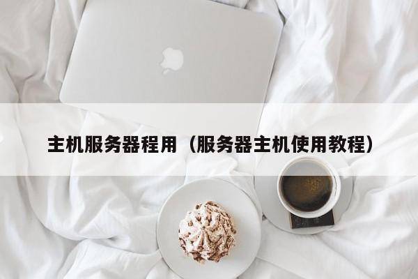 主机服务器程用（服务器主机使用教程）