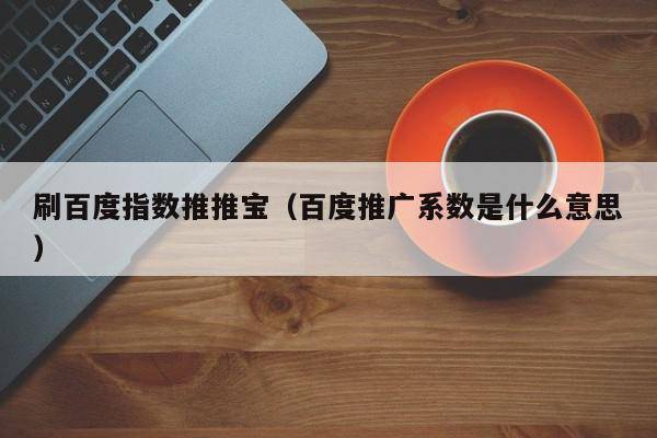 刷百度指数推推宝（百度推广系数是什么意思）