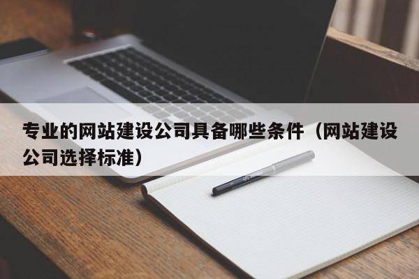 专业的网站建设公司具备哪些条件（网站建设公司选择标准）