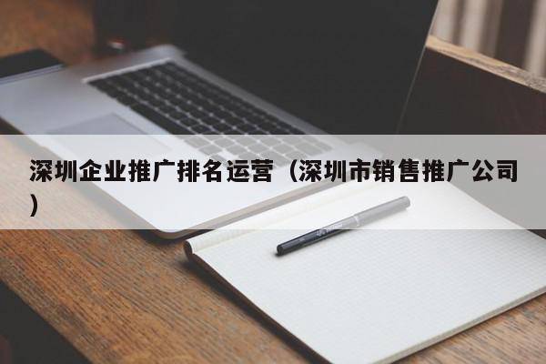 深圳企业推广排名运营（深圳市销售推广公司）