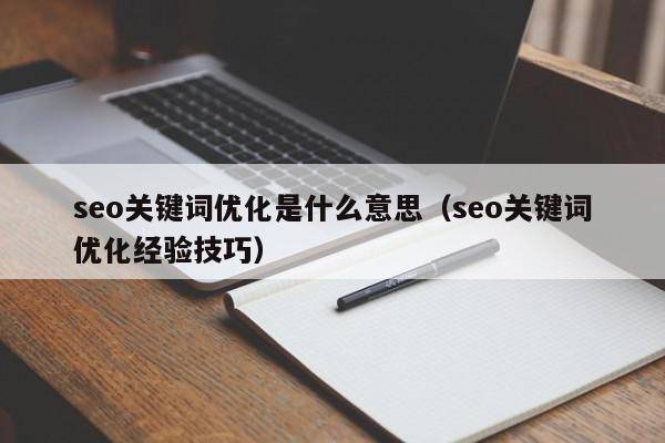 seo关键词优化是什么意思（seo关键词优化经验技巧）