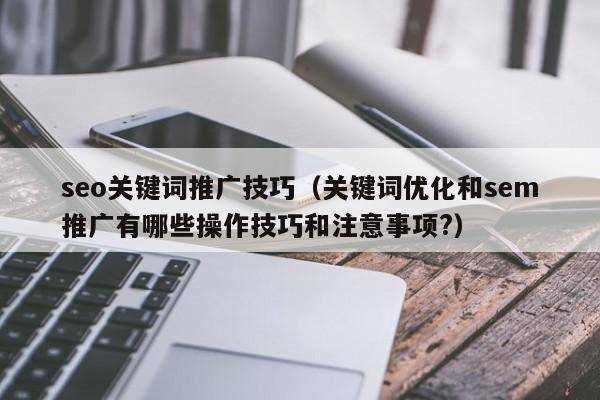 seo关键词推广技巧（关键词优化和sem推广有哪些操作技巧和注意事项?）