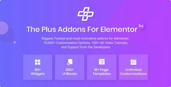 The Plus v5.3.5 – Addon for Elementor Page Builder WordPress Plugin